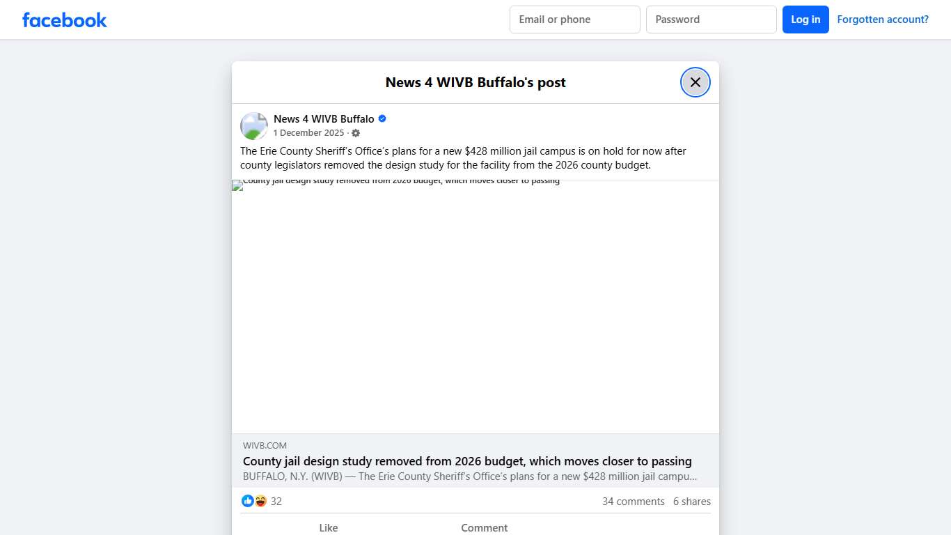 The Erie County Sheriff’s Office’s... - News 4 WIVB Buffalo | Facebook